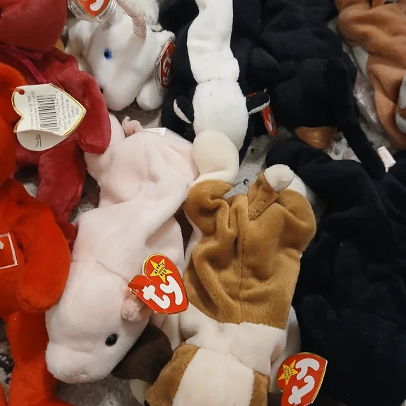 Lot Of 30 Ty Beanie Babies All New With Tags